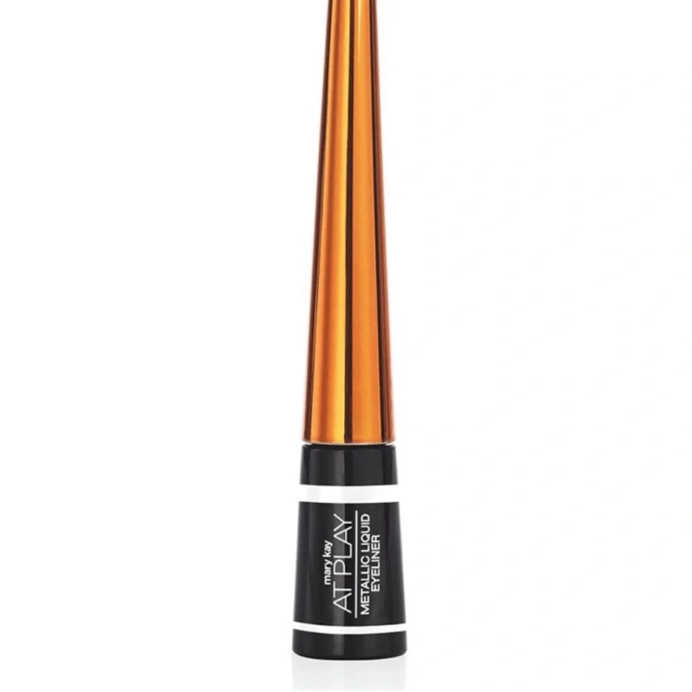 MARY KAY AT PLAY LIMITED EDITION METALLIC LIQUID EYELINER COPPER & SILVER